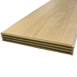 Forestea Panneau Tasseau Bois<Lot de 4 panneaux "lisses" chêne clair 2500 x 300 x 10 mm
