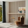 AICA Sanitaire Lot de 2 Panneaux Muraux Décoratifs Acoustiques Bois MDF 120x60cm Chêne clair AntiBruit, Facile à Poser- Panneau Décoratif En Bois