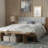 AICA Sanitaire Lot de 3 Panneaux Muraux Décoratifs Acoustiques Bois MDF 240x60cm Chêne clair AntiBruit, Facile à Poser- Panneau Décoratif En Bois
