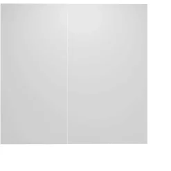 AICA Sanitaire Panneau Mural De Salle De Bains<Lot de 2 panneaux muraux de douche blanc mural aluminium avec 1 profile - L.100 x L.120 x H.210 cm - durable et facile à nettoyer