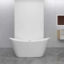 AICA Sanitaire Lot de 2 panneaux muraux de douche Blanc en aluminium avec 1 profilés, L40xL100xH210 cm ,protection murale,antimoisissure- Panneau Mural De Salle De Bains