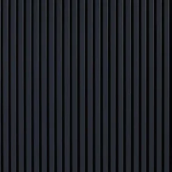 Decoon Panneau Tasseau Bois<Lot de 7 Panneaux muraux tasseaux bois 120 x 30 x 1,9 cm - Pack tête de lit - Lamelles bleu nuit / feutrine noir - 2,52m²