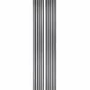 Decoon Lot de 2 Panneaux tasseaux bois 250 x 30 x 1,9 cm - alu/feutrine noir - 1,5m²- Panneau Tasseau Bois