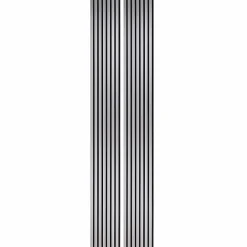 Decoon Lot de 2 Panneaux tasseaux bois 250 x 30 x 1,9 cm - alu/feutrine noir - 1,5m²- Panneau Tasseau Bois