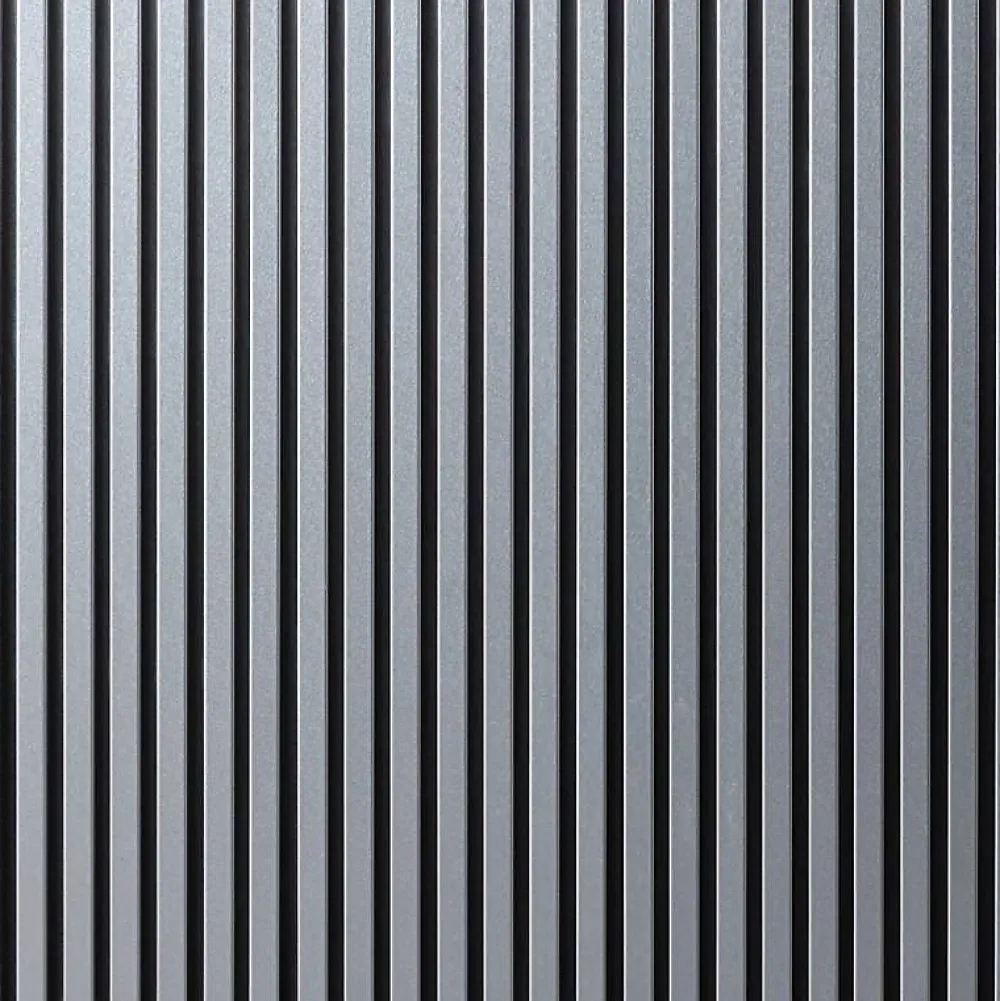 Decoon Lot de 2 Panneaux tasseaux bois 250 x 30 x 1,9 cm - alu/feutrine noir - 1,5m²- Panneau Tasseau Bois