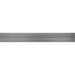 Decoon Lot de 2 Panneaux tasseaux bois 250 x 30 x 1,9 cm - alu/feutrine noir - 1,5m²- Panneau Tasseau Bois