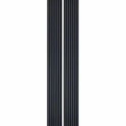 Decoon Lot de 2 Panneaux tasseaux bois 250 x 30 x 1,9 cm - bleu nuit/feutrine noir - 1,5m²- Panneau Tasseau Bois