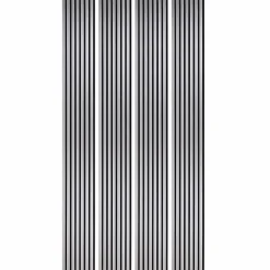 Decoon Panneau Tasseau Bois<Lot de 4 Panneaux tasseaux bois 250 x 30 x 1,9 cm - alu/feutrine noir - 3m²