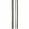 Decoon Lot de 2 Panneaux tasseaux bois 250 x 30 x 1,9 cm - décor marbre blanc/feutrine noir - 1,5m²- Panneau Tasseau Bois