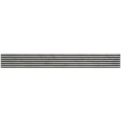 Decoon Lot de 4 Panneaux tasseaux bois 250 x 30 x 1,9 cm - décor marbre gris/feutrine noir - 3m²- Panneau Tasseau Bois