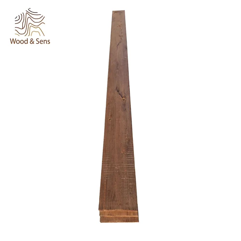 Wood&Sens Planche De Bois<Lot de 3 Planches Rabotées Sapin Traité marron, L.240 x l.14,5 cm x Ep.18 mm