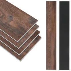 Neu.Holz Lot de 120 planches vinyle SPC Okapirg 26,352 m² 5 mm 122 x 18 cm effet chêne rustique- Dalle Et Lame Pvc