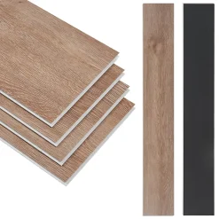 Neu.Holz Dalle Et Lame Pvc<Lot de 80 planches vinyle SPC Okapirg 17,568 m² 5 mm 122 x 18 cm effet chêne naturel