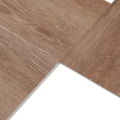 Neu.Holz Dalle Et Lame Pvc<Lot de 80 planches vinyle SPC Okapirg 17,568 m² 5 mm 122 x 18 cm effet chêne naturel