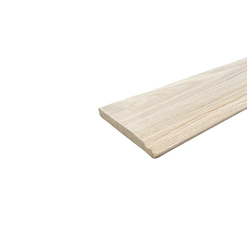 Wood&Sens Lot de 5 Plinthe Plaquées Chêne MDF, L.2,23 m x l.14,8 cm x Ep.16 mm- Plinthe Bois|Plinthe Bois