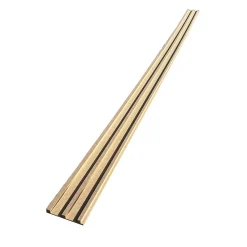 Wood&Sens Plinthe Bois|Plinthe Bois<Lot de 5 Plinthes MDF Passes-câbles à couvercle, L.2,44 m x H.10,8 cm, Ep.18 mm
