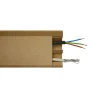 Wood&Sens Plinthe Bois|Plinthe Bois<Lot de 5 Plinthes MDF Passes-câbles à couvercle, L.2.44 m x H.11 cm, Ep.18 mm