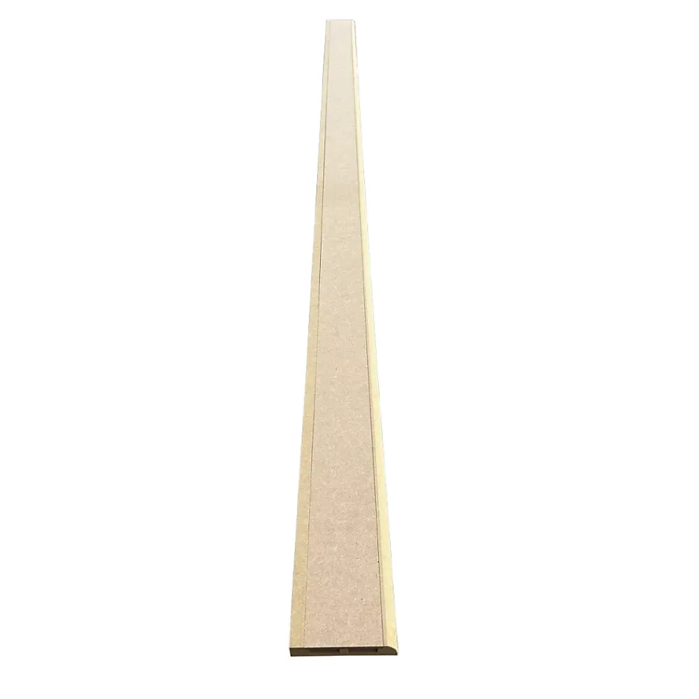 Wood&Sens Plinthe Bois|Plinthe Bois<Lot de 5 Plinthes MDF Passes-câbles à couvercle, L.2.44 m x H.11 cm, Ep.18 mm