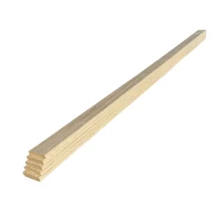 Wood&Sens Plinthe Bois|Plinthe Bois<Lot de 5 Plinthes Plaquées Chêne MDF Arrondi, L.2,23 m x l.7,8 cm x Ep.14 mm