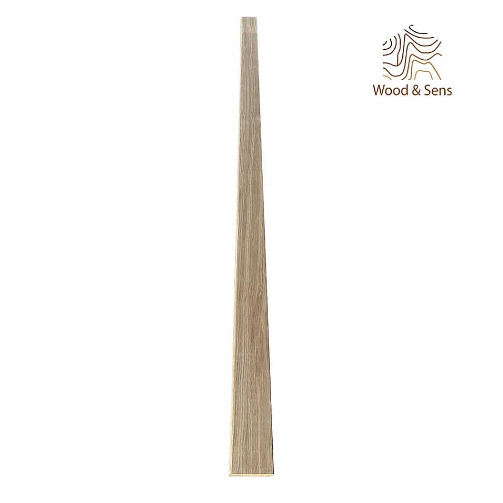 Wood&Sens Plinthe Bois|Plinthe Bois<Lot de 5 Plinthes Plaquées Chêne MDF Arrondi, L.2,23 m x l.7,8 cm x Ep.14 mm
