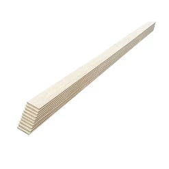 Wood&Sens Plinthe Bois|Plinthe Bois<Lot de 10 Plinthes Plaquées Chêne MDF Arrêtes vives, L.2,23 m x l.9,8 cm x Ep.9 mm