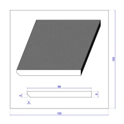 Wood&Sens Plinthe Bois|Plinthe Bois<Lot de 10 Plinthes Plaquées Chêne MDF Arrêtes vives, L.2,23 m x l.9,8 cm x Ep.9 mm