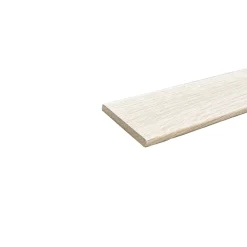 Wood&Sens Lot de 10 Plinthes Plaquées Chêne MDF Arrondi, L.2,23 m x l.6,8 cm x Ep.9 mm- Plinthe Bois|Plinthe Bois