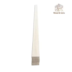 Wood&Sens Plinthe Bois|Plinthe Bois<Lot de 10 Plinthes Plaquées Chêne MDF Arrondi, L.2,23 m x l.9,8 cm x Ep.9 mm