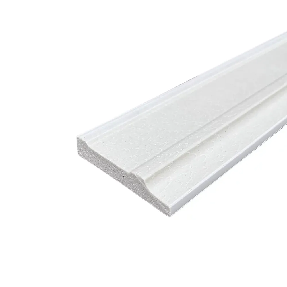 Wood&Sens Plinthe Pour Sol En Vinyle Et Pvc<Lot de 10 Plinthes Polymère avec Bord Arrondi 3mm, L.240 cm x P.8 cm, Ep.15 mm