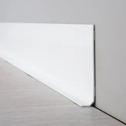 99Deco Plinthe Pour Sol En Vinyle Et Pvc<Lot de 25 Plinthes PVC Blanche - - H8 x L200 cm Profondeur 14 mm