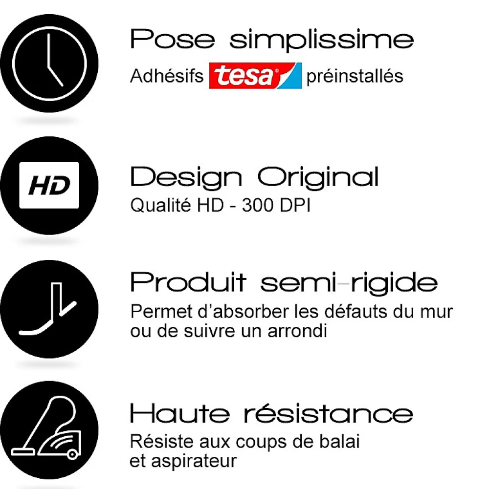 99Deco Lot de 25 Plinthes PVC Couleur Béton - - H8 x L200 cm Profondeur 14 mm- Plinthe Pour Sol En Vinyle Et Pvc
