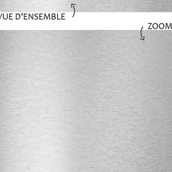 99Deco Plinthe Pour Sol En Vinyle Et Pvc<Lot de 10 Plinthes PVC Gris Alu - - H8 x L100 cm Profondeur 14 mm