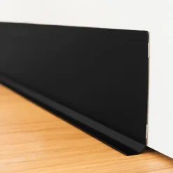 99Deco Lot de 10 Plinthes PVC Noire - - H8 x L100 cm Profondeur 14 mm- Plinthe Pour Sol En Vinyle Et Pvc