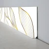 99Deco Lot de 10 Plinthes PVC Or - - H8 x L100 cm Profondeur 14 mm- Plinthe Pour Sol En Vinyle Et Pvc