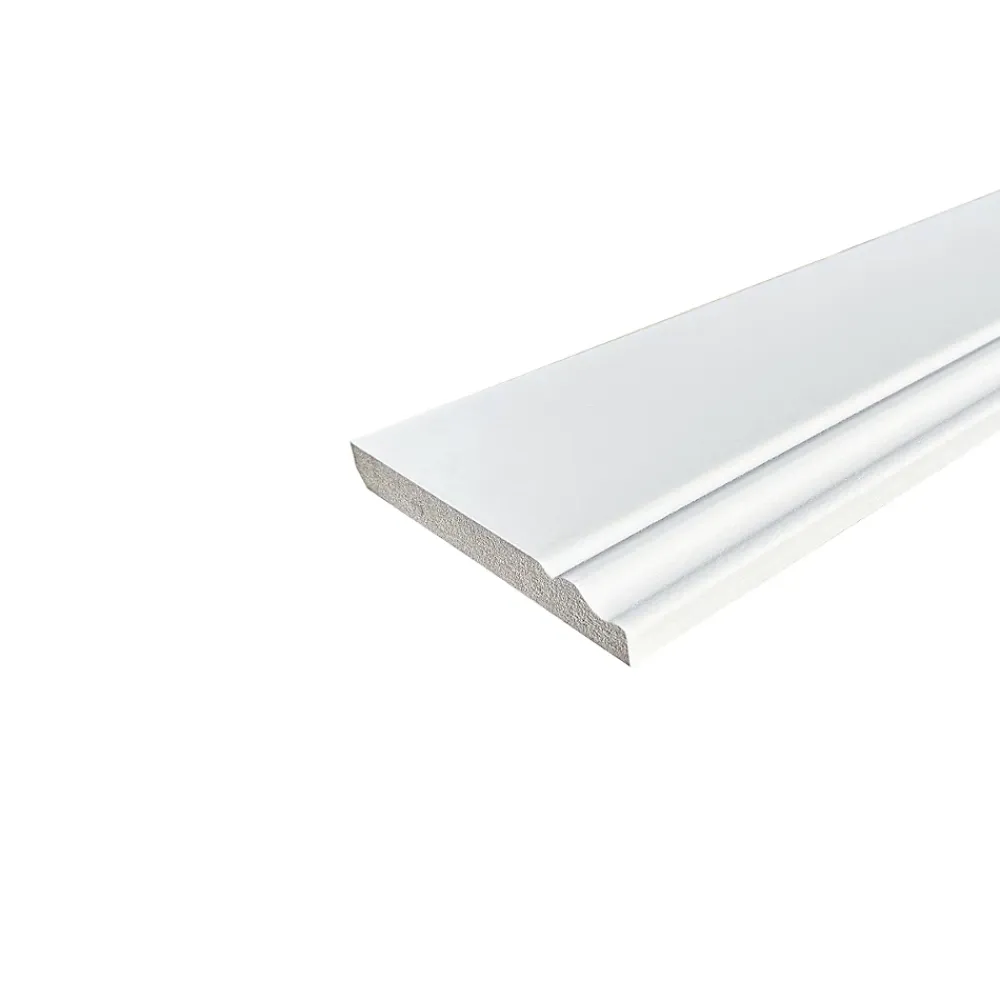 Wood&Sens Lot de 5 Plinthes Style Prépeint MDF, L.2,44 m x l.14,8 cm x Ep.16 mm- Plinthe Bois|Plinthe Bois