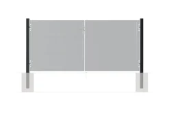 Casanoov Accesoire Pour Volet<Lot de 2 poteaux en fer DARIO 8x8cm H.190cm Noir Mat