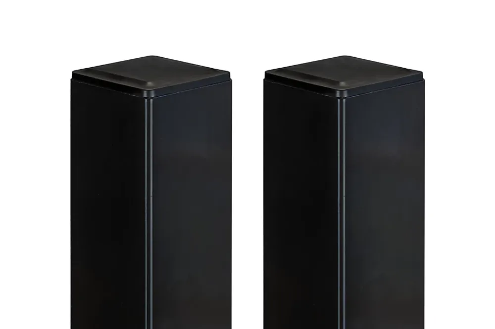 Casanoov Accesoire Pour Volet<Lot de 2 poteaux en fer DARIO 8x8cm H.230cm Noir Mat