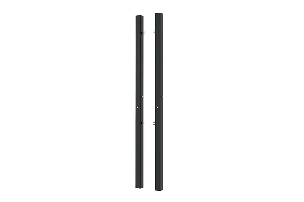 Casanoov Accesoire Pour Volet<Lot de 2 poteaux en fer DARIO 8x8cm H.230cm Noir Mat