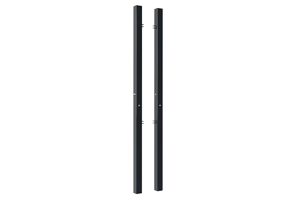 Casanoov Accesoire Pour Volet<Lot de 2 poteaux en fer DARIO 8x8cm H.230cm Noir Mat