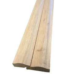 Forestea Lot de 2 profils de finition chêne pour panneau Dune 2500 x 25/32x14 mm /- Panneau Tasseau Bois