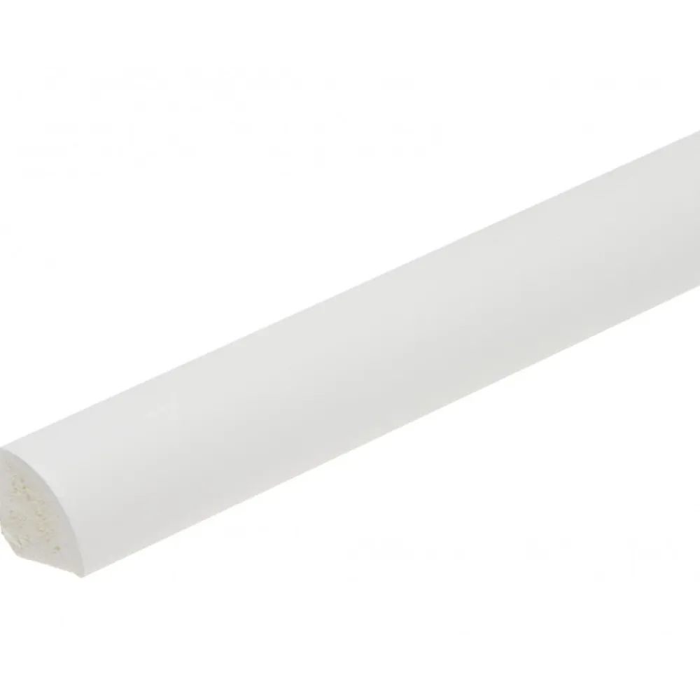 Monmobilierdesign Plinthe Pour Sol En Vinyle Et Pvc<Lot de 1 Quart de rond PVC 13 x 13 mm longueur 2 m Blanc