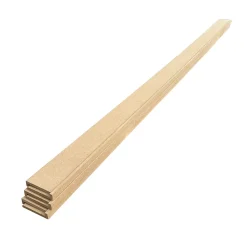 Wood&Sens Lot de 6 Surplinthes MDF, L.2.44 m x H.12.8 cm, Ep.22 mm- Plinthe Bois|Plinthe Bois