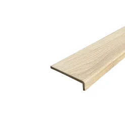 Wood&Sens Lot de 5 Surplinthes MDF Plaquées Chêne, L.2.23 m x H.9.2 cm, Ep.20 mm- Plinthe Bois|Plinthe Bois