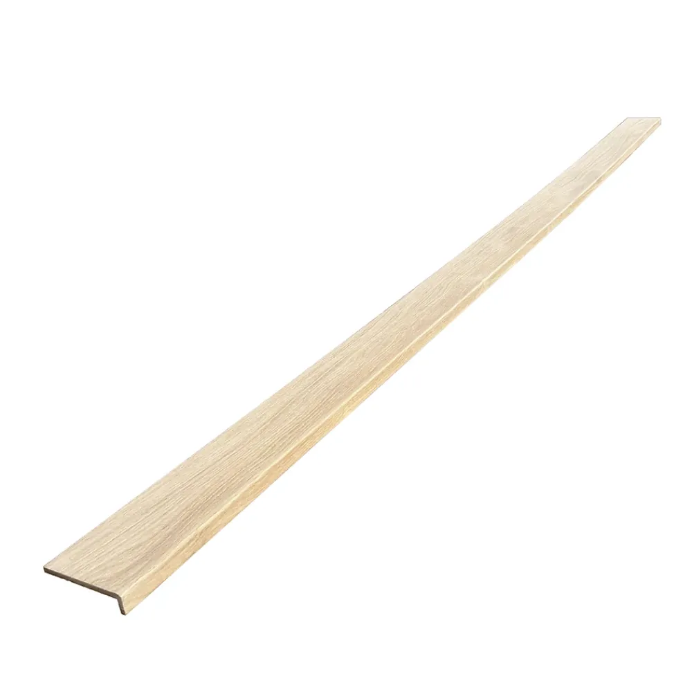 Wood&Sens Lot de 5 Surplinthes MDF Plaquées Chêne, L.2.23 m x H.9.2 cm, Ep.20 mm- Plinthe Bois|Plinthe Bois