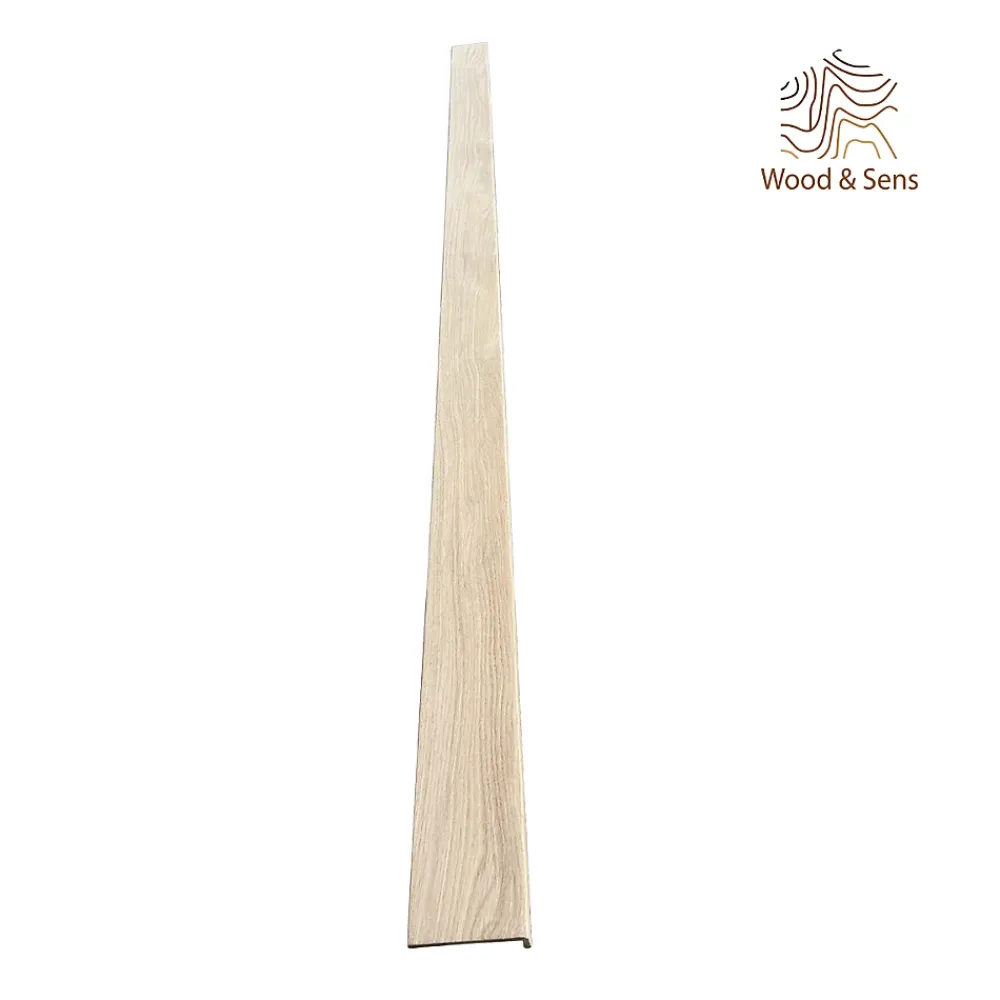 Wood&Sens Lot de 5 Surplinthes MDF Plaquées Chêne, L.2.23 m x H.9.2 cm, Ep.20 mm- Plinthe Bois|Plinthe Bois