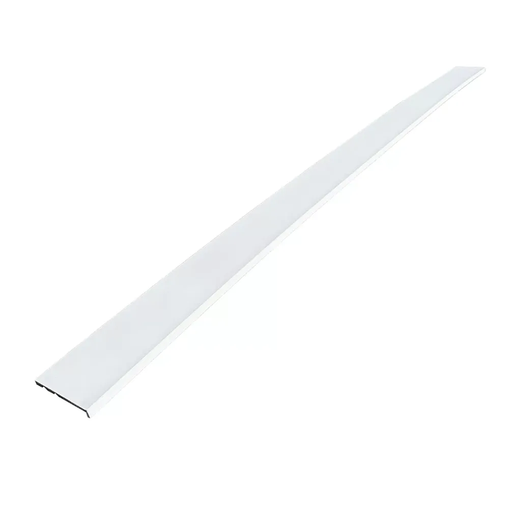 Wood&Sens Plinthe Bois|Plinthe Bois<Lot de 6 Surplinthes MDF Prépeint Blanc, L.2.44 m x H.13.1 cm, Ep.22 mm