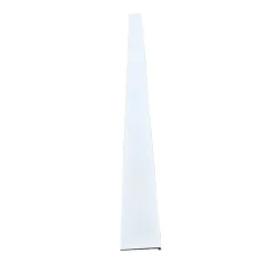 Wood&Sens Lot de 6 Surplinthes MDF Revêtues Blanc, L.2.40 m x H.12.8 cm, Ep.22 mm- Plinthe Bois|Plinthe Bois