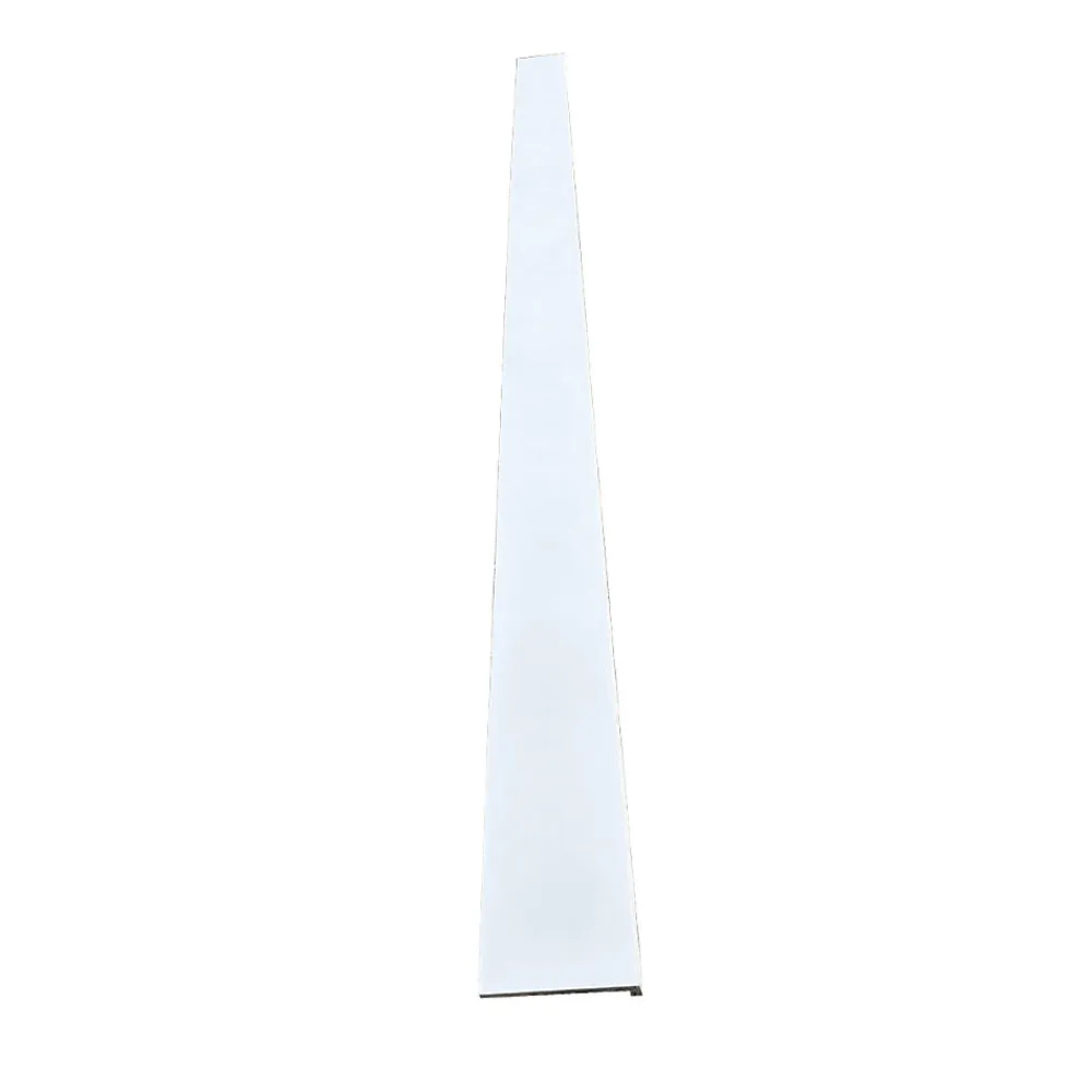 Wood&Sens Lot de 6 Surplinthes MDF Revêtues Blanc, L.2.40 m x H.12.8 cm, Ep.22 mm- Plinthe Bois|Plinthe Bois