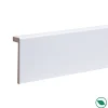 Forestea Moulure<Lot de 5 surplinthes MDF revêtues blanc 2400 x 110 x 19 mm