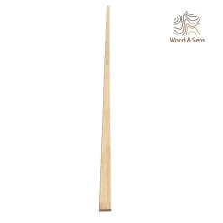 Wood&Sens Tasseau Bois<Lot de 10 Tasseaux Chêne Abouté, L.250 cm x l.2 cm, Ep.4 cm